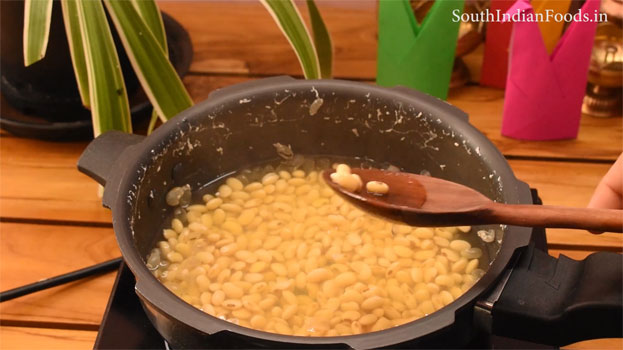 Soya beans masala sundal recipe step 10