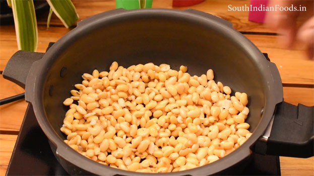 Soya beans masala sundal recipe step 4