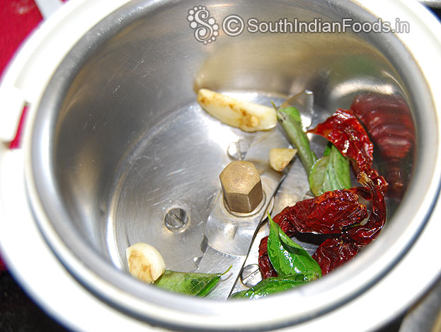 Add sauteed ingredients in a mixer jar then coarsely grind