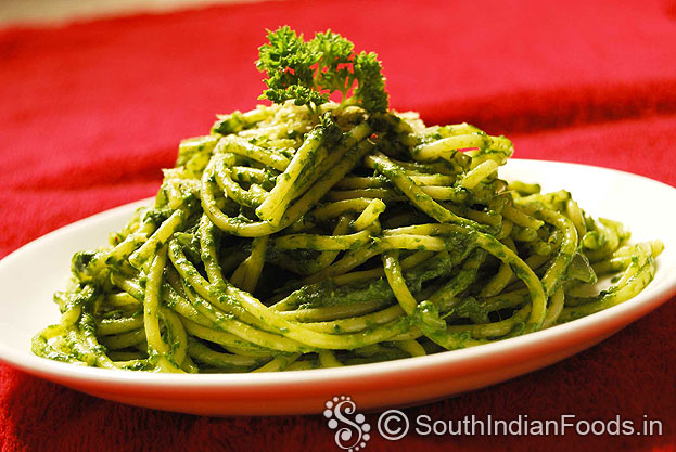 Palak pasta 