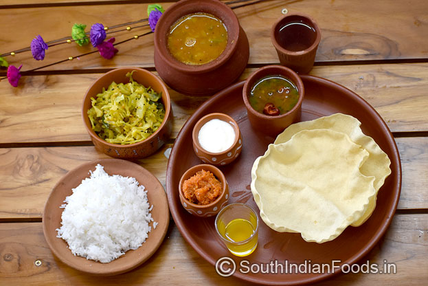 Tamil nadu lunch menu-DAY-1