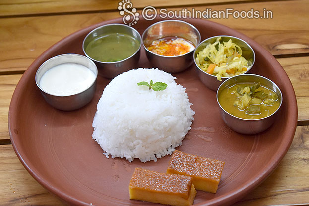 Perfect, protein rice, balanched diet tamil lunch menu ready