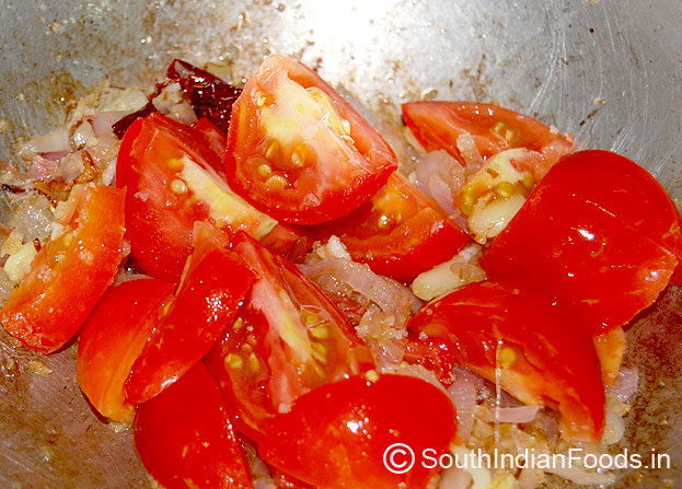 Add sliced tomato