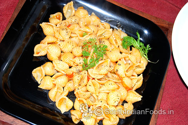 Tomato shell pasta