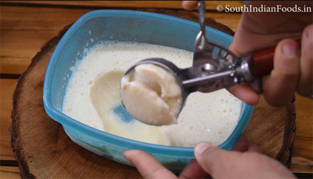 Vanilla ice cream step 17