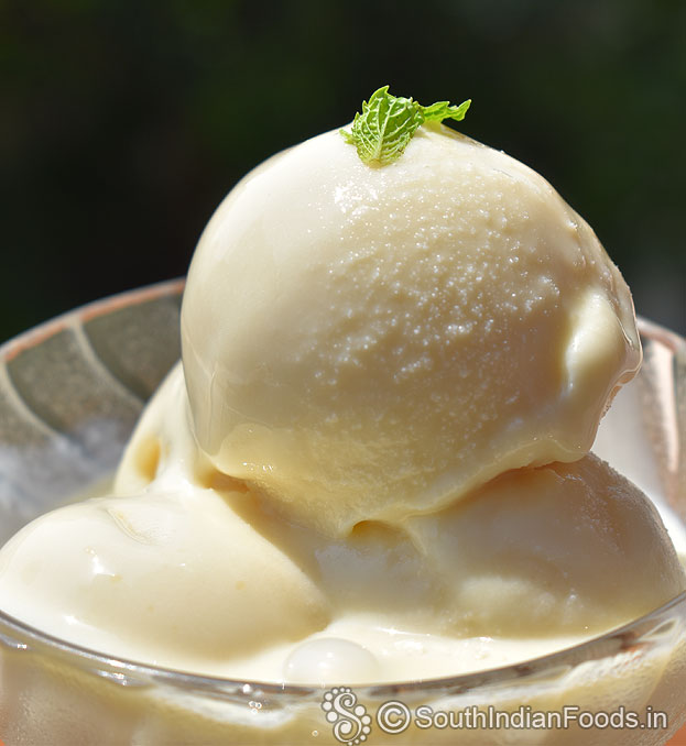 Perfect homemade vanilla ice cream