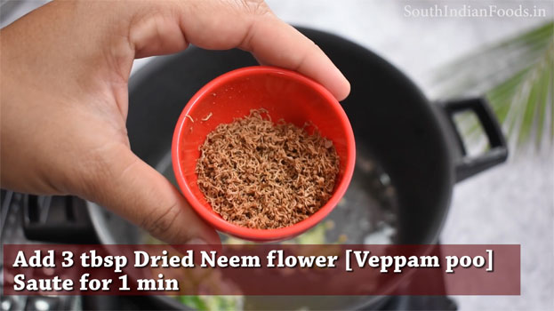 Neem flower rice recipe step 9