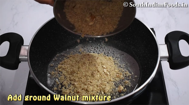Walnut burfi recipe step 10