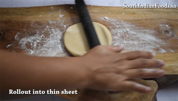 Wheat flour badam puri recipe step 14