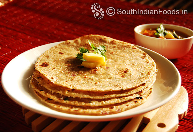 Wheat flour nariyal roti