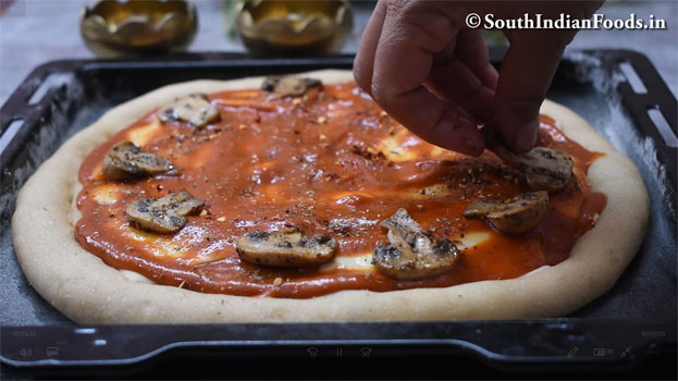 Whole Wheat mushroom pizza step 34