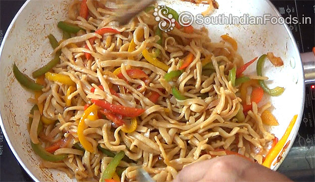 Stir fry for 2 min