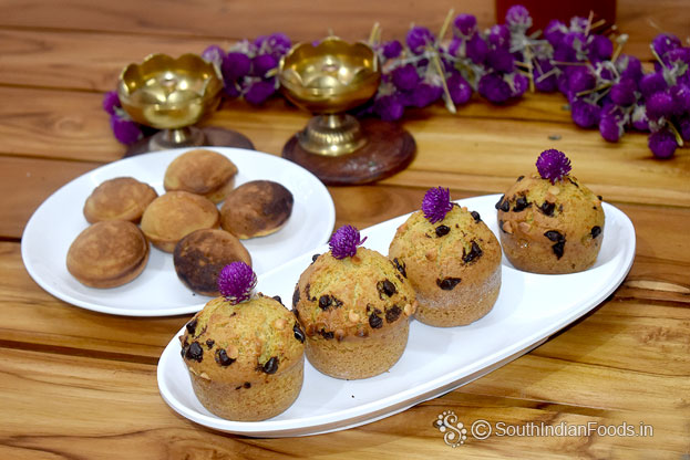 Wheat flour muffins without oven