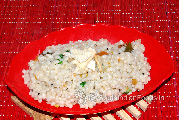 Yavam grain upma