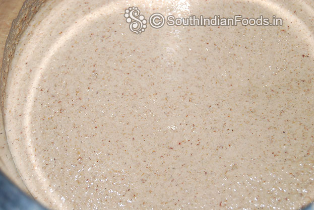 After fermentation- solam dosa batter is ready