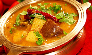 Curry and kuzhambu