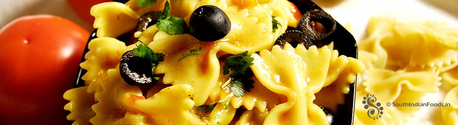 Farfalle Black Olive Pasta