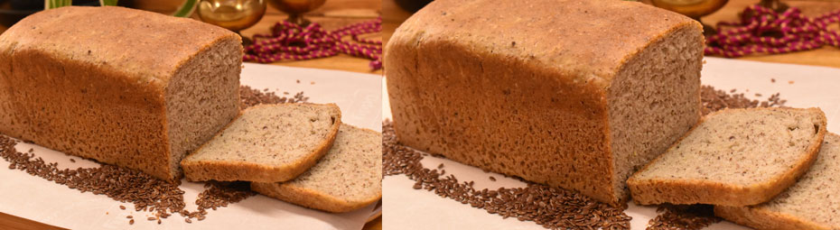 Flaxseed bread
