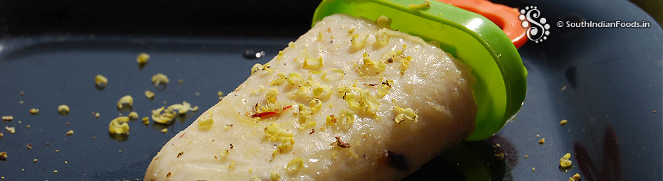 Homemade vermicelli popsicle