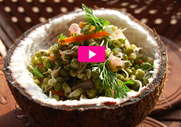 Sprouts salad video