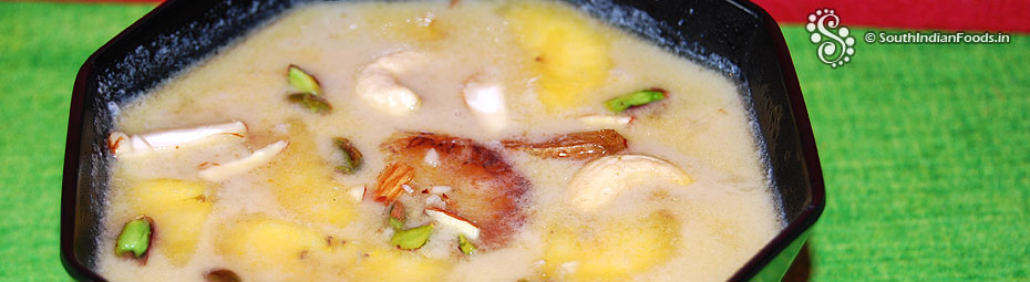 Nenthra pazham payasam