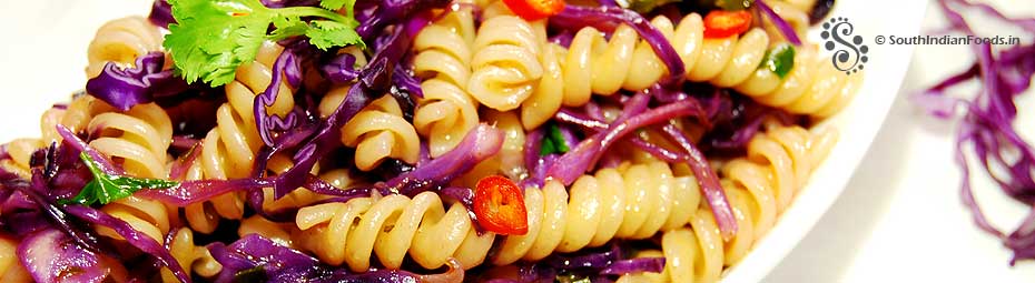 Purple Cabbage Pasta