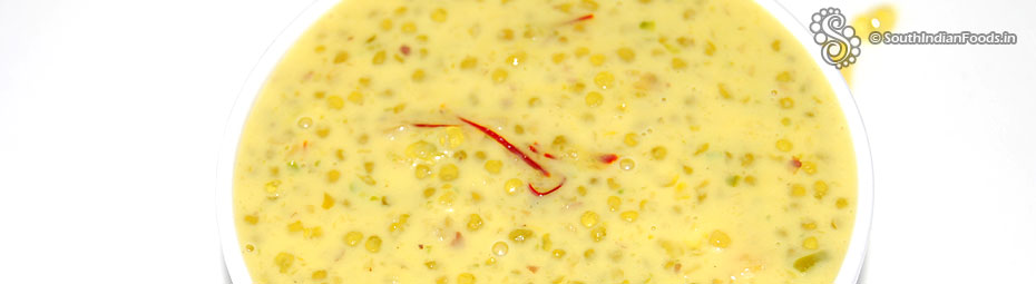 Sago saffron kheer 