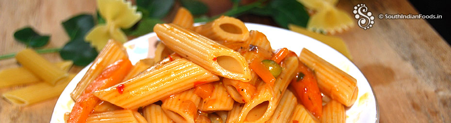 Schezwan pasta