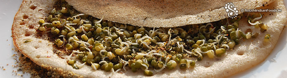 Sprouts dosa 
