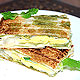 Grilled vegetable egg sandwich