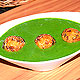 Vermicelli kofta in spinach gravy 