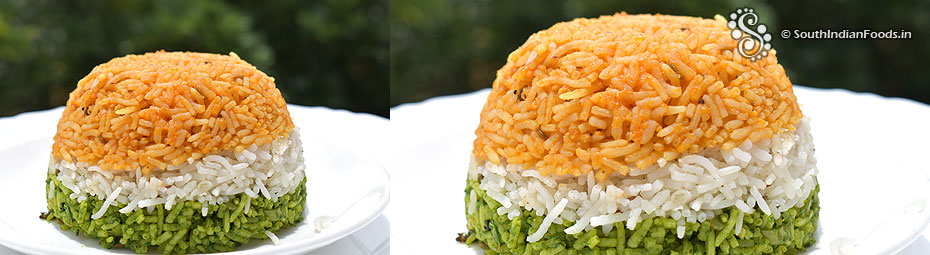 Tri-color rice