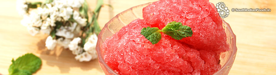 Watermelon granita