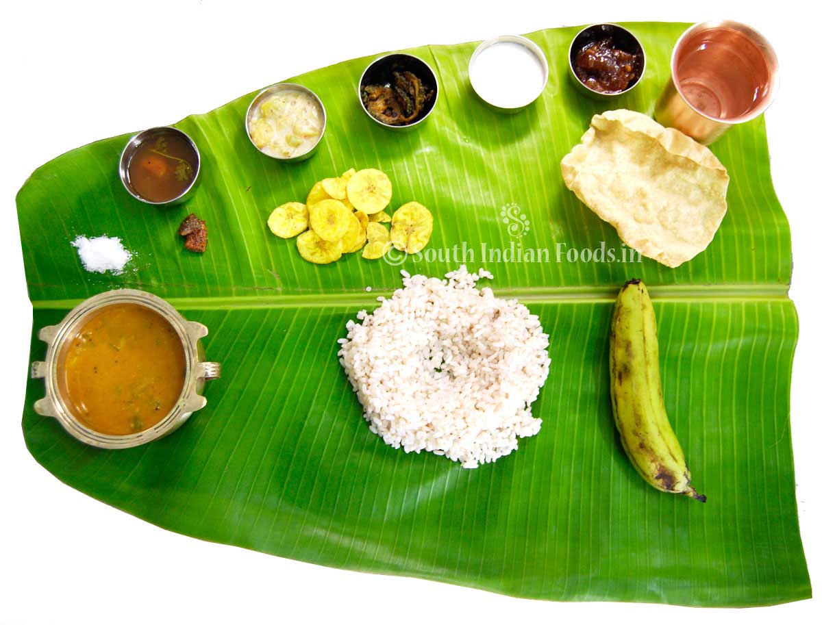 Kerala Plantain Meals