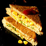 Corn sandwich