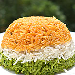 Tri colour rice